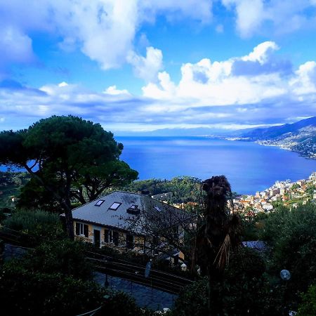 Casaviva - Bilo With Seaview And Parking In Camogli Apartment Exterior photo
